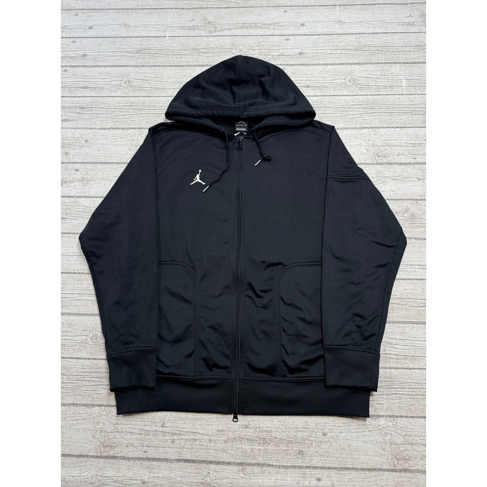 Air Jordan Hoodie Men's Large Black Essentials Brooklyn Fleece Athletic Jumpman